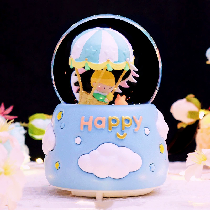 Starry sky, music box, rotating night light, new collection