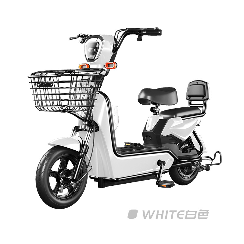 La nueva bicicleta eléctrica estándar nacional de Yadi, coche de batería de litio, dos ruedas para hombres y mujeres, transporte transfronterizo en la ciudad para adultos