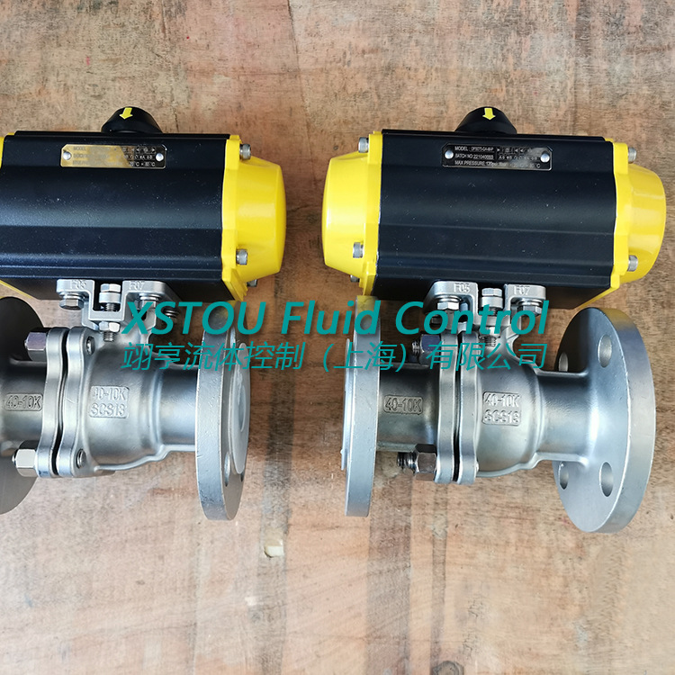 DFS075-DA-M气动球阀SCS13，10K不锈钢气动球阀