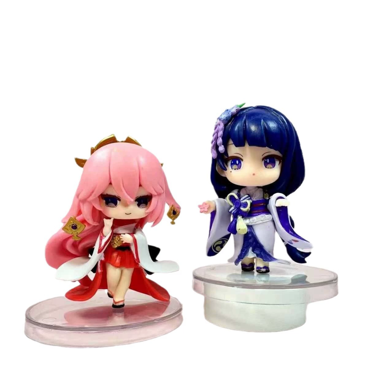 Q версия гача-аксессуары по игре Genshin Impact Krysanri Ayani Lei и Lightning General Yae God Son Figure аксессуары