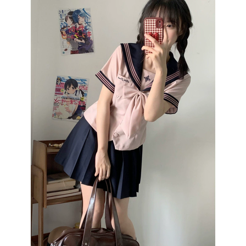 Осенняя униформа Youyu JK, юбка в японском стиле, матросский костюм с длинными рукавами, школьные принадлежности, весенне-осенний новый стиль