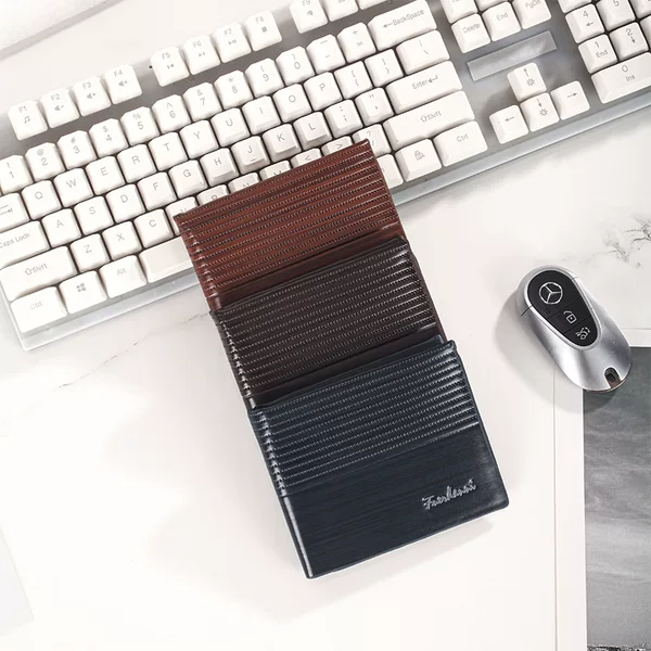Men's wallet short fashion multi-card wallet men European and American wallet factory can store anti-theft bags