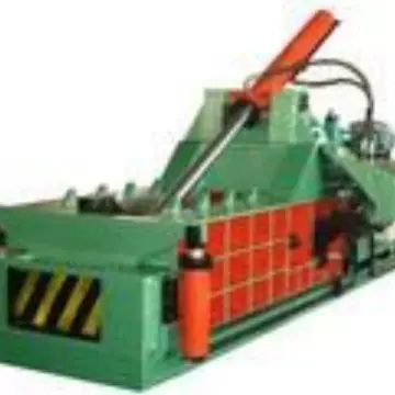 液压金属压块机全自动250T卧式废钢废铁屑铝压块打包机