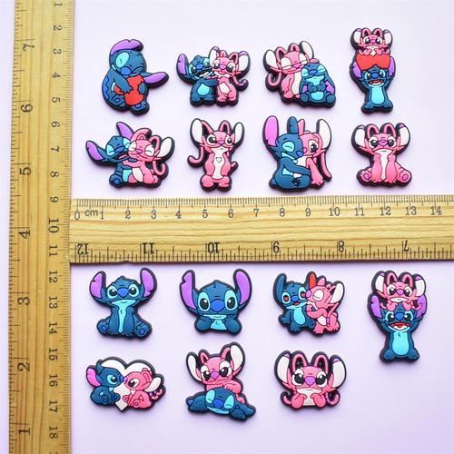 Adorable shoe buckle stitching series cartoon shoe model accessories classic clown children's gift decoration