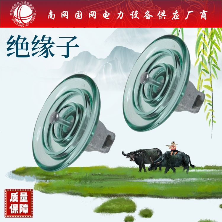 高压绝缘钢化玻璃针式绝缘子盘式悬挂式绝缘子上海湘开