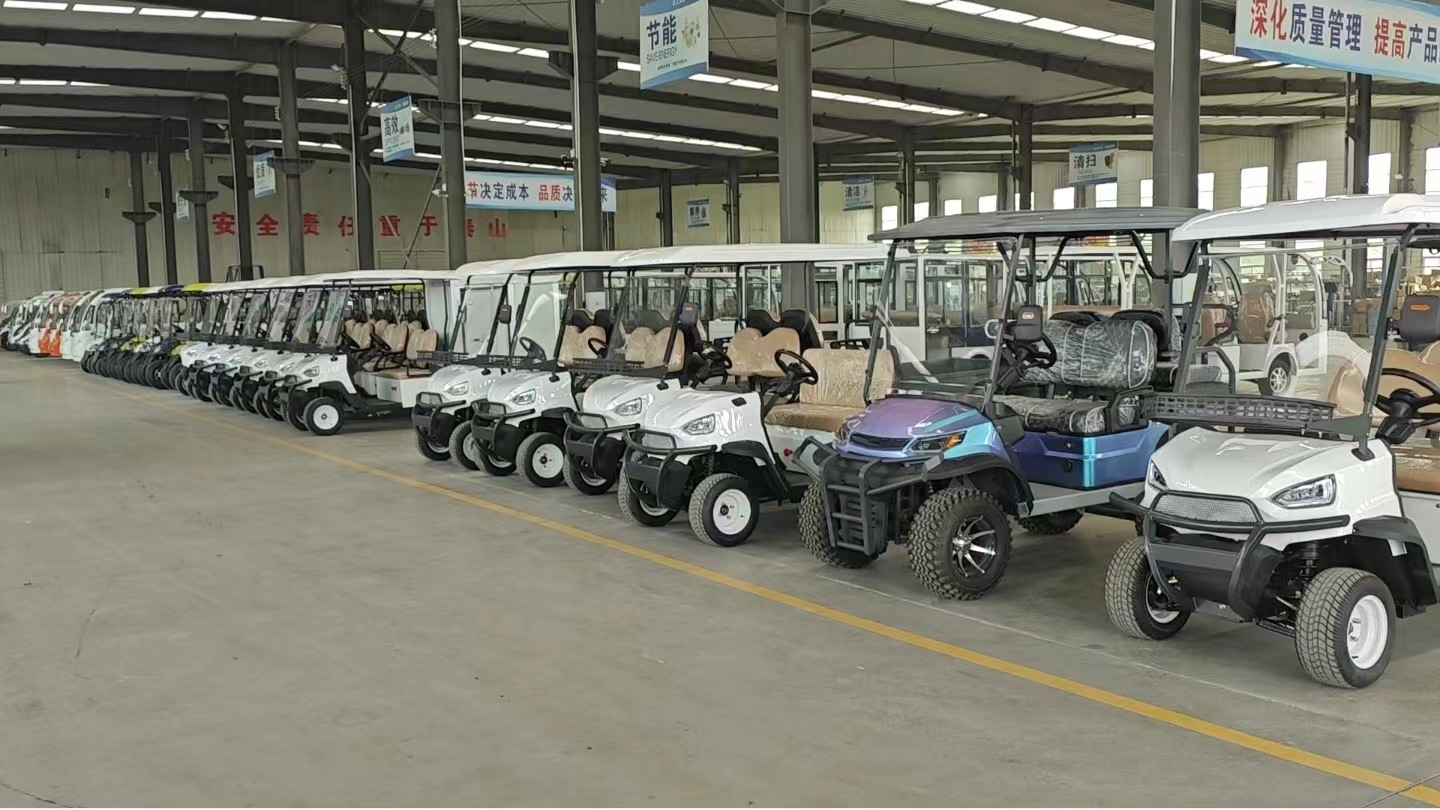 Golf Cart Off-Road Electric Four-Wheel Sightseeing Car Scenic Area Golf Course Airport Shuttle Electric Golf
