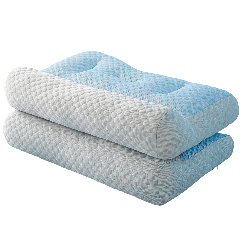 Almohada de seda de hielo con sensación fresca, protección de la columna cervical en el hogar, ayuda a dormir, anti-arco especial de verano, núcleo de almohada de frijoles de hielo, par de hombres
