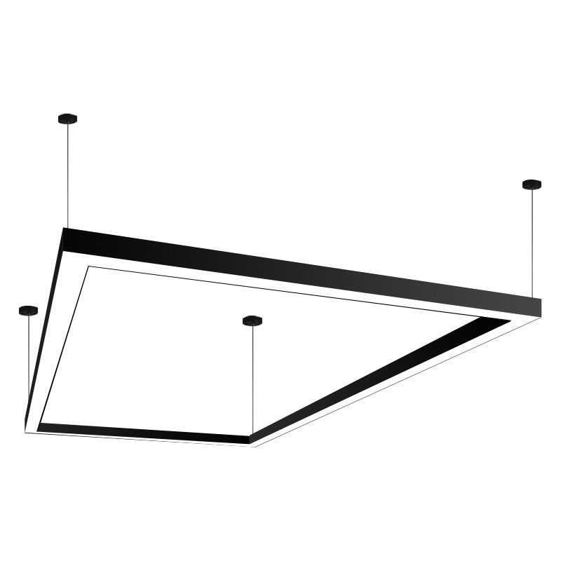 lámpara de oficina rectangular lámpara de gimnasio lámpara de modelado lámpara de supermercado lámpara de lámpara sin costura herramienta lámpara de lámpara de lámpara personalizada