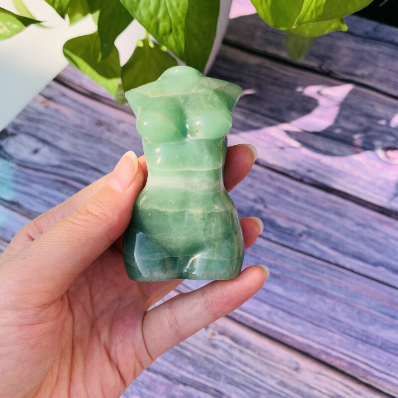 男模女模天然水晶多种材质原石雕刻件水晶摆件 图 11
