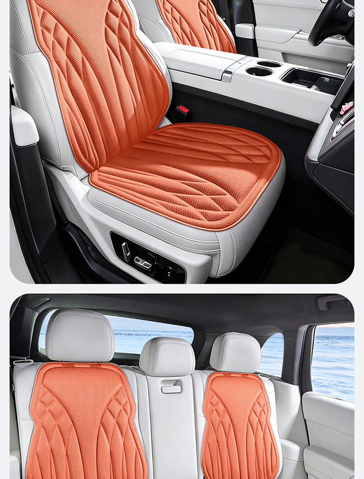 New Car Seat Cushions in Stock, Suitable for All Seasons, Heat-Pressed One-Piece Seat Cushions, Full Car Seat Cushions, Five-Seater Square Cushions, Single and Double Seat Cushions
