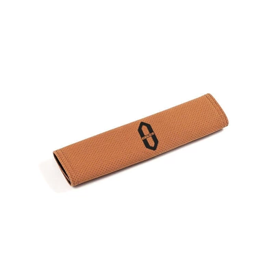 M5 M9 lengthened safety belt: Seat belt shoulder pad - cognac-color-215cm-1-piece