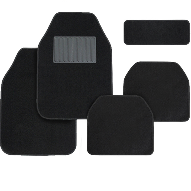 Supply Factory Supply Car Foot Mat 5Piece Set Foreign Trade Exclusive