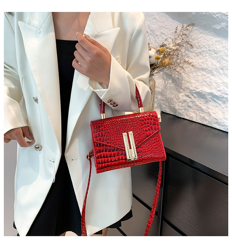 Bellissima, personalizzata, alla moda, borsa a tracolla singola lucida e alla moda da donna, modello 2024, casual e_voghion.com