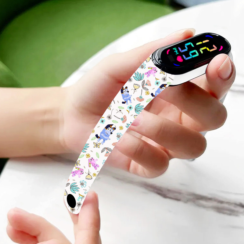 Bruoy printing electronic watch bracelet is suitable 4
