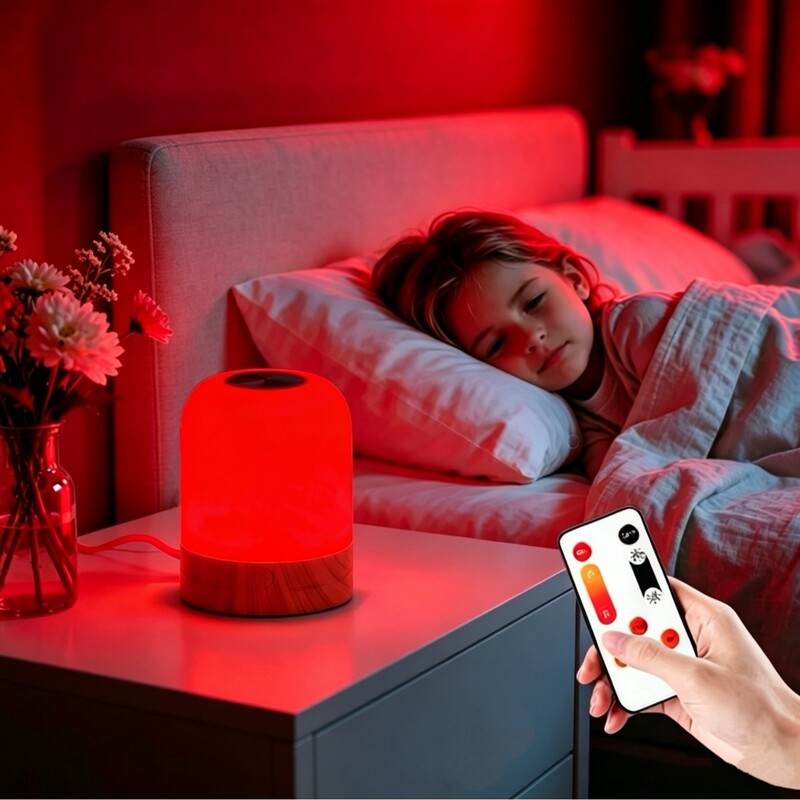 New Product 670Nm Red Light Night Light, Sleep-Improving Light Therapy Lamp, Portable Led Bedside Atmosphere Lamp, Wholesale New Product 670Nm Red Light Night Light, Sleep-Improving Light Therapy Lamp, Portable Led Bedside Atmosphere Lamp, Wholesale