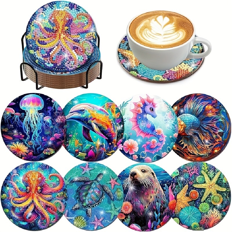 Transfronterizo para 5D pintura de diamantes artística cojín de taza creativo nuevo estilo de animación DIY pintura de diamantes decoración cojín de taza