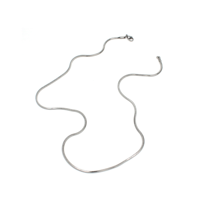 Minimalist Titanium Steel Collarbone Chain For Men Vintage Style_voghion.com