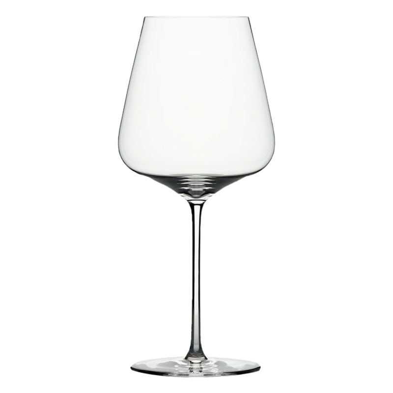 Zalto plano de reemplazo de calidad doméstica copa de techo hecho a mano ultra-delgada sin plomo de cristal de Borgoña Copa