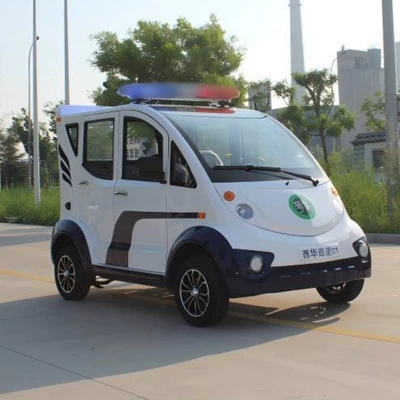 Factory direct sales patrol vehicle for property security inspection, electric patrol vehicle with bucket for campus, scenic areas, and factory areas (Elektrikli qolf avtomobilləri) - 5-seater-enclosed