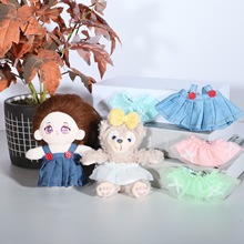 �羳labubu����10-15cmBJD����ѩ��ȹ���·� �ֹ�diy����