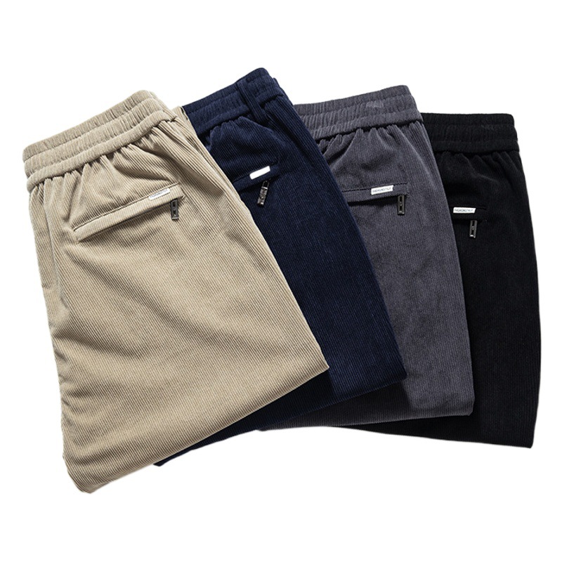 2023 primavera y otoño cómodos pantalones casuales de los hombres sueltos más tamaño PANA estiramiento pantalones de los hombres de una sola pieza entrega