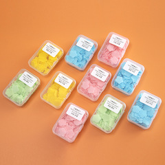 Disposable soap flakes hand washing tablets petal soap paper box soap flakes outdoor travel portable hand washing tablets