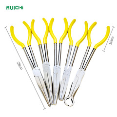 Straight 11-inch steel wire pliers, 25-degree, 45-degree, 90-degree O-type extended steel wire pliers, high-voltage wire pliers, various steel wire pliers