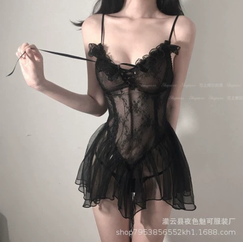 情晓夜 Sexy transparent underwear, pijama, uniform, set