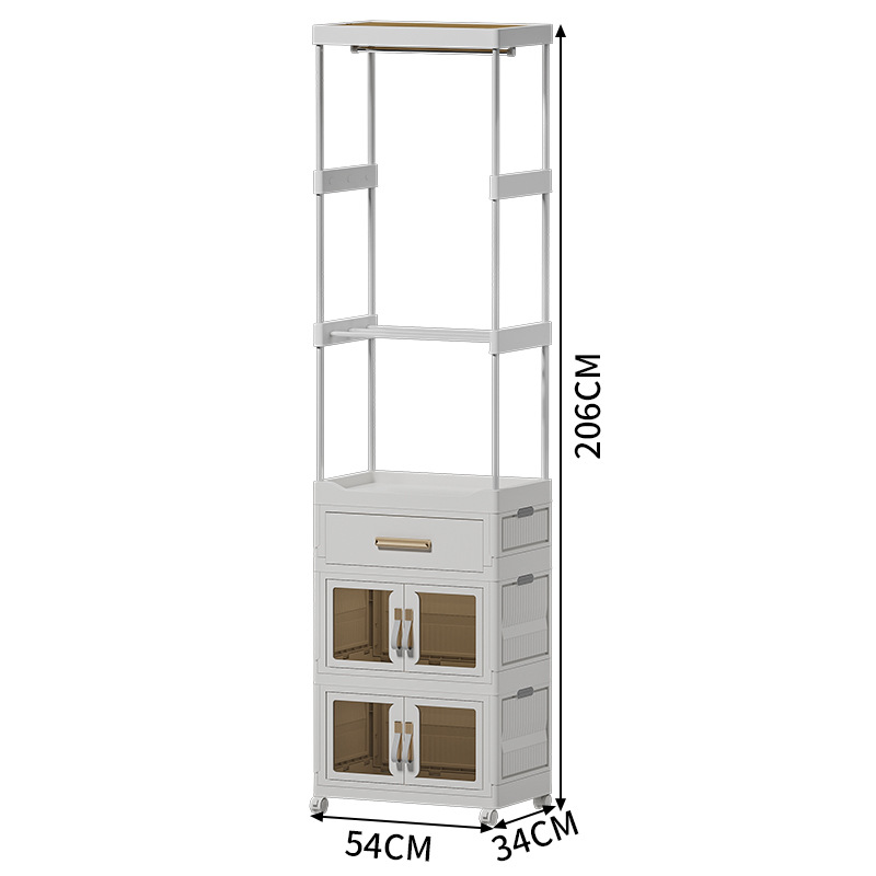 Hogar simple percha brecha gabinete de almacenamiento dormitorio vestíbulo armario balcón Sala alquiler móvil perchero