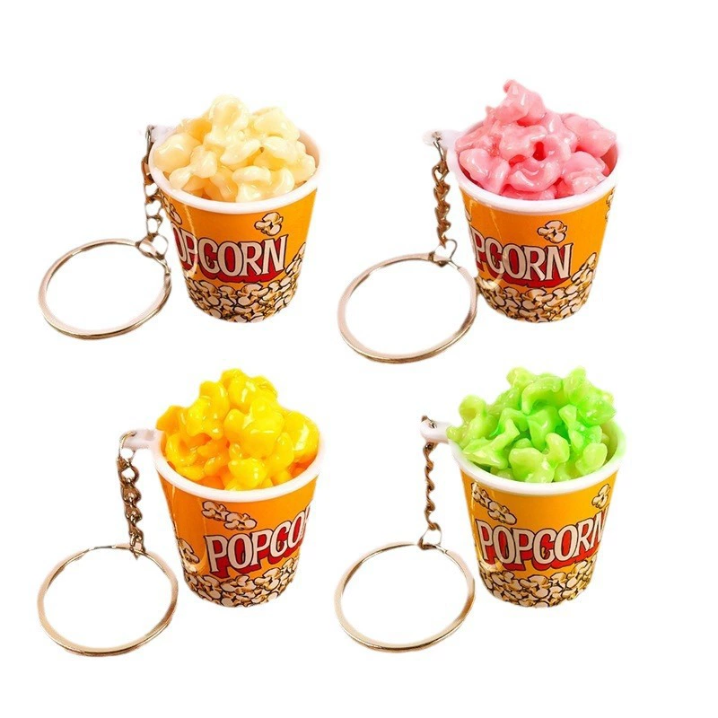 Creative realistic keychain, food play for elementary school students, bag decoration for beloved