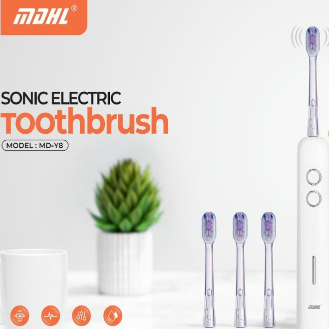 New Sweeping Vibration Electric Toothbrush 360-Degree Rotating Adult Couple Soft-Bristled Household Fully Automatic Intelligent Cleaning and Gum Protection