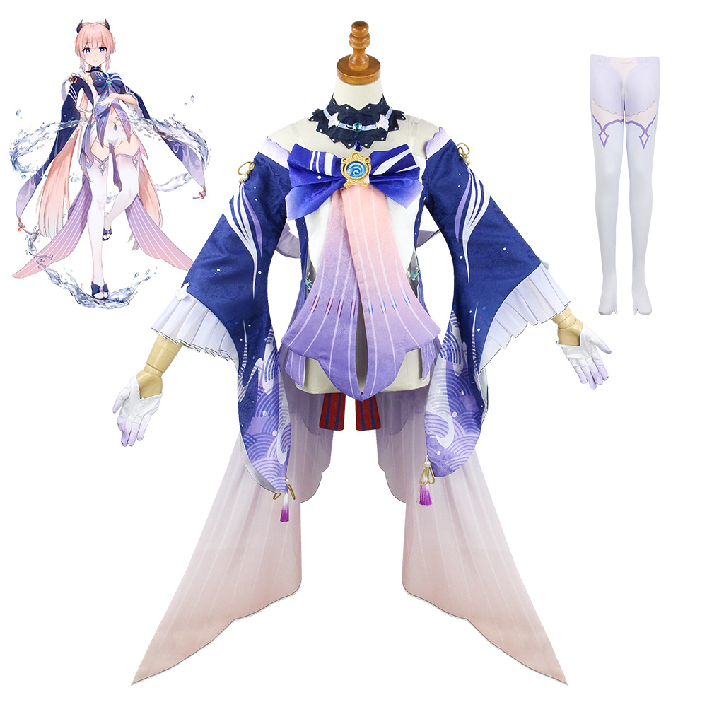 原神cos服珊瑚宮心海cosplay五星號動漫遊戲二次元角色扮演