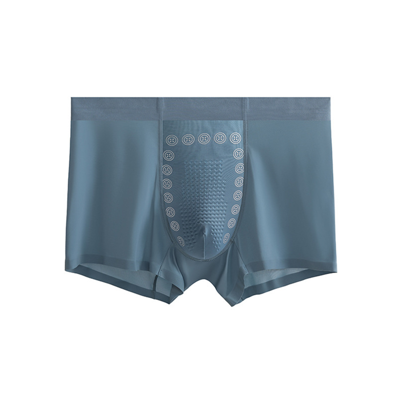 Verano sin huellas bacteriostático cómodo de baja calidad secado rápido simple transpirable cuatro cuadrillos ropa interior de hombre hielo ultra delgado ropa interior de hombre