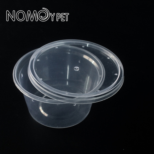 Normo H2 Pet Reptile Enclosure Box with Horned Frog, Gecko, Beetle, Silkworm, Insect Circle Ventilated Breeding Cage