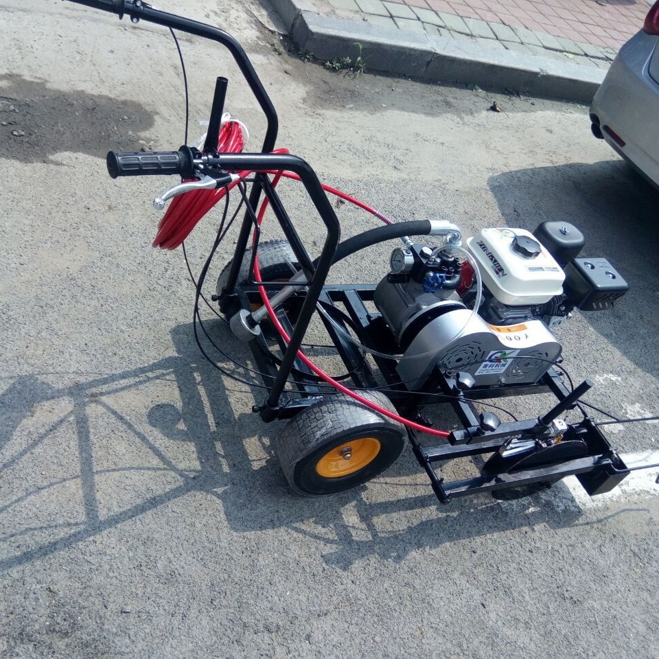 塑胶跑道划线机 篮球足球场百米跑道划线设备 操作简单厂家供应