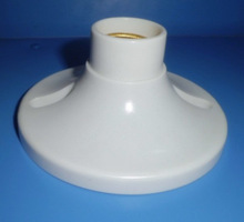 胶木工程罗口大盘平灯头   工程灯座  E27螺口罗口吸顶平灯座