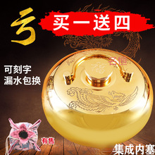 淮旧汤婆子纯铜加厚注水热水袋暖手宝暖壶烫捂子烫背暖脚汤婆婆