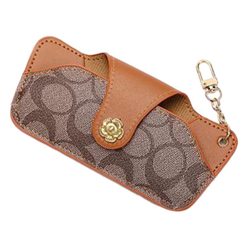 Gafas de cuero suave bolsa portátil ins gafas caso anti-presión gafas de sol bolsa de almacenamiento de moda miopía de las mujeres cubierta protectora