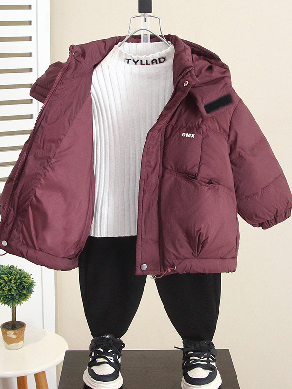 6902 chaqueta de plumón de pato blanco para niños chaqueta de algodón grueso para niños 2025 nueva ropa de invierno ropa de algodón para bebés de moda