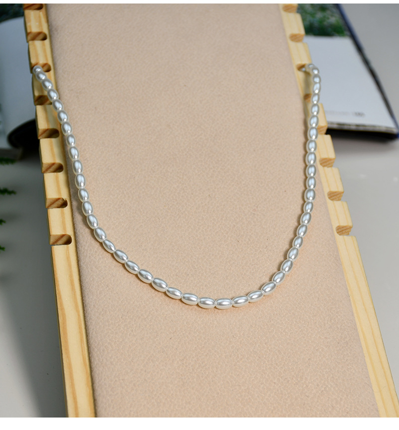 Vintage Handmade Beaded Pearl Necklace Simple Clavicle Chain Jewelry Wholesale