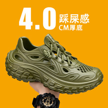 轮胎底凉鞋男夏季新款外穿防滑青少年户外运动厚底耐磨沙滩鞋批发