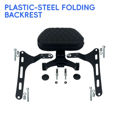 tail rack protection modification parts, Motorcycle bumper - plastic-steel-folding-backrest