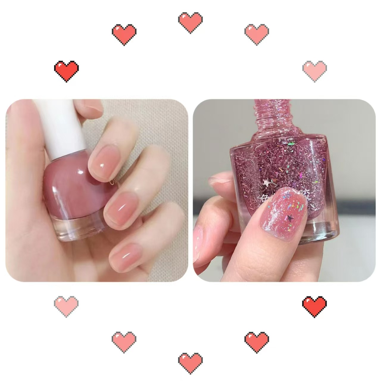 2026 esmalte de uñas desnudo blanqueamiento rápido secado invierno inins color jalea temperamento de color popular