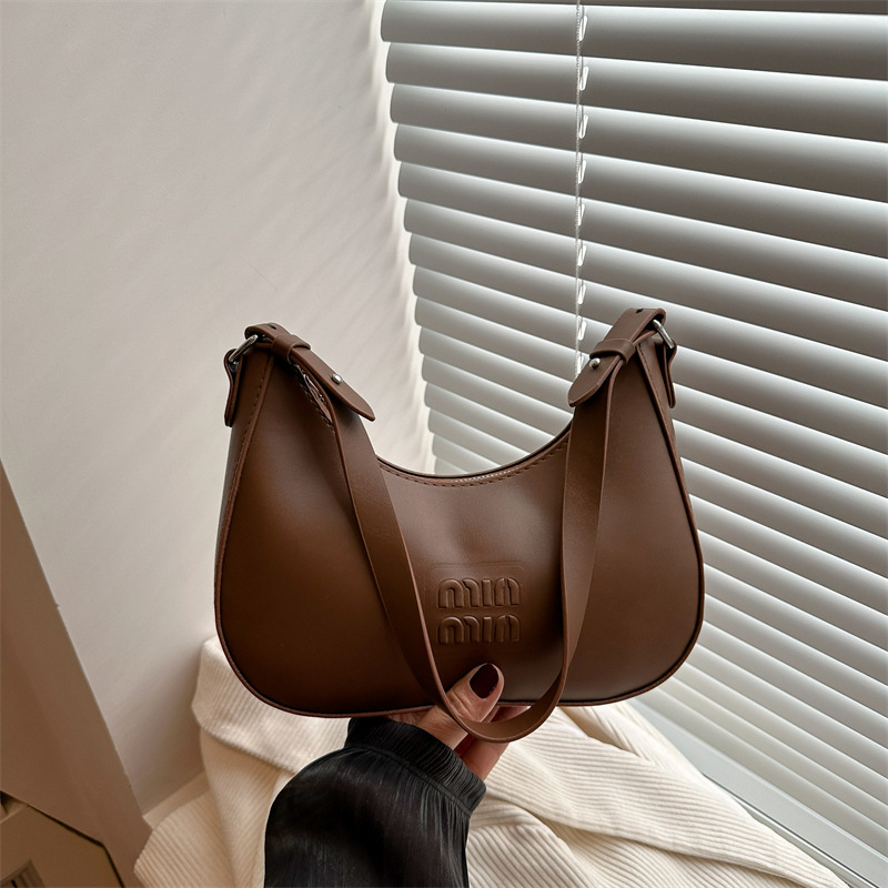 Bolso de mano coreano de moda minimalista primavera y verano 2025 nueva moda bolso de brazo letras bolso de hombro bolso de mano