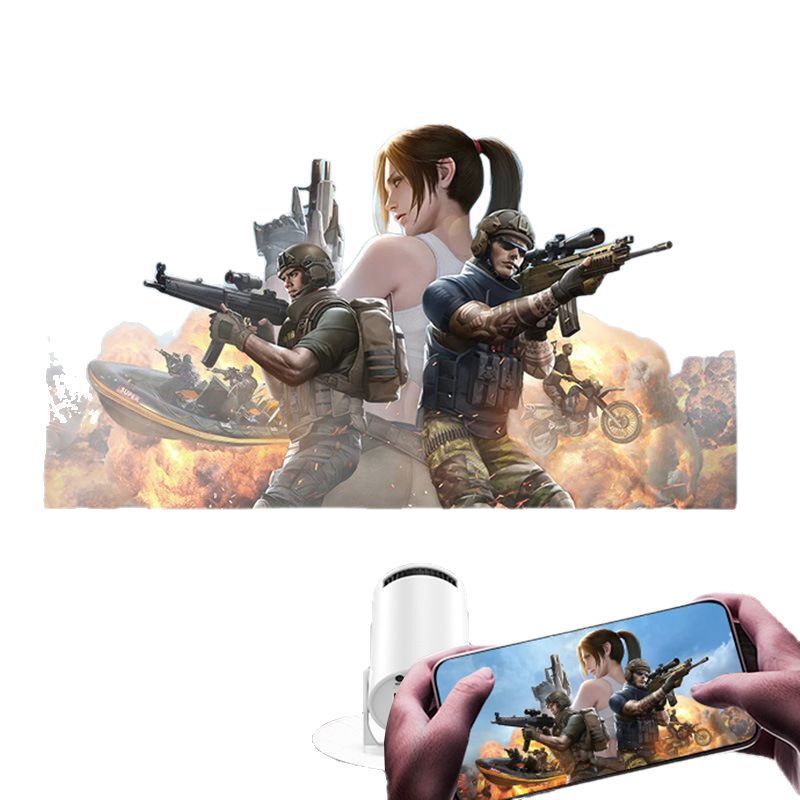 クロスボーダー1080pプロジェクターHY300ミニアンドロイドスマート新型wifiプロジェクター寝室投壁|undefined