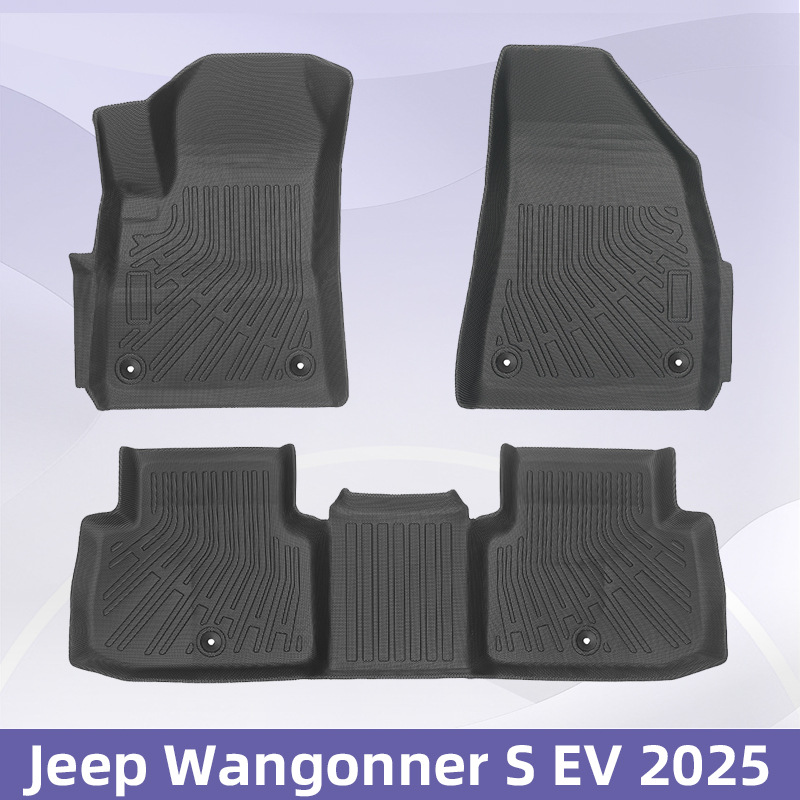 Para Jeep Wangonner S EV 2025 TPE Foot Pad 3D All Weather Backpack Pad