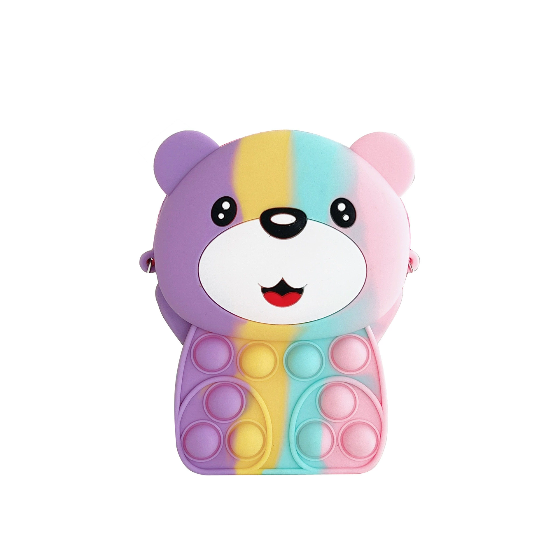 (Cross-border trading), cartoon wallet, small bag, with little bears, factory direct supply