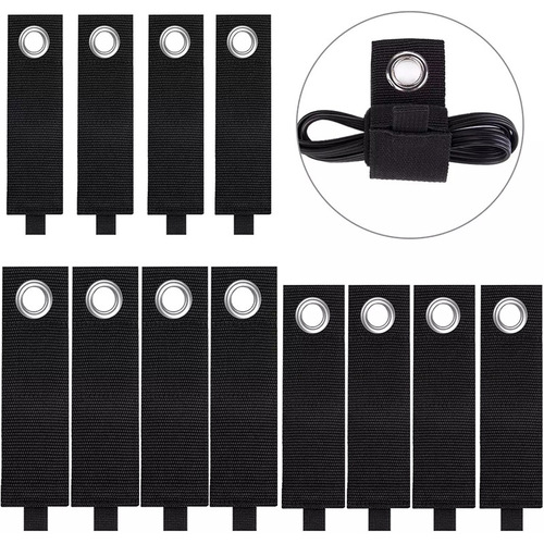 Amazon Hook and Loop Strap Nylon Back Adhesive Heavy Object Storage Elastic Tightener Heavy Storage Binding Strap