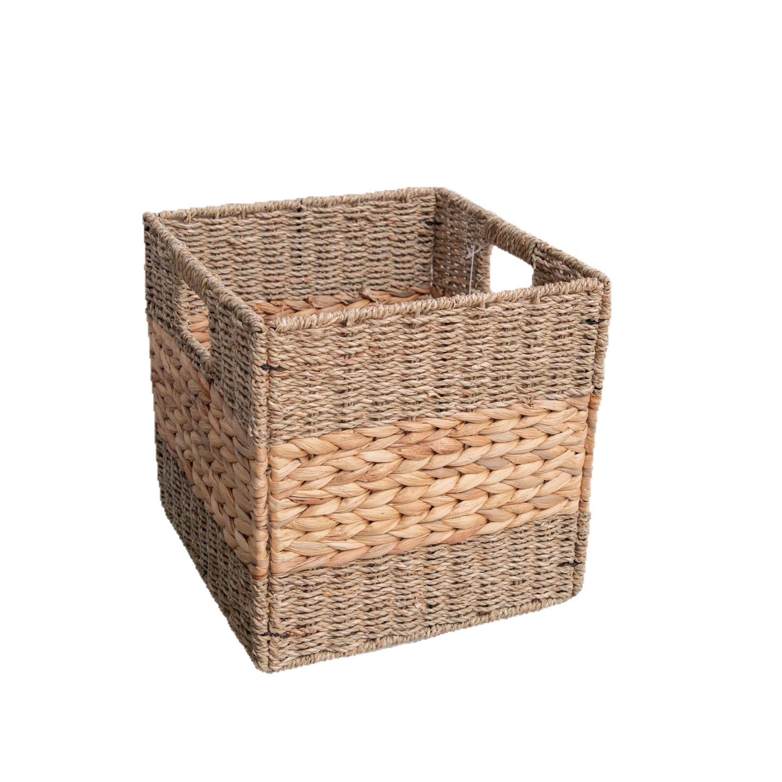 Cesta de ropa sucia tejida de paja de calabaza casera tejida a mano cesta de almacenamiento cesta de lavandería de baño cesta de almacenamiento de artículos diversos plegables