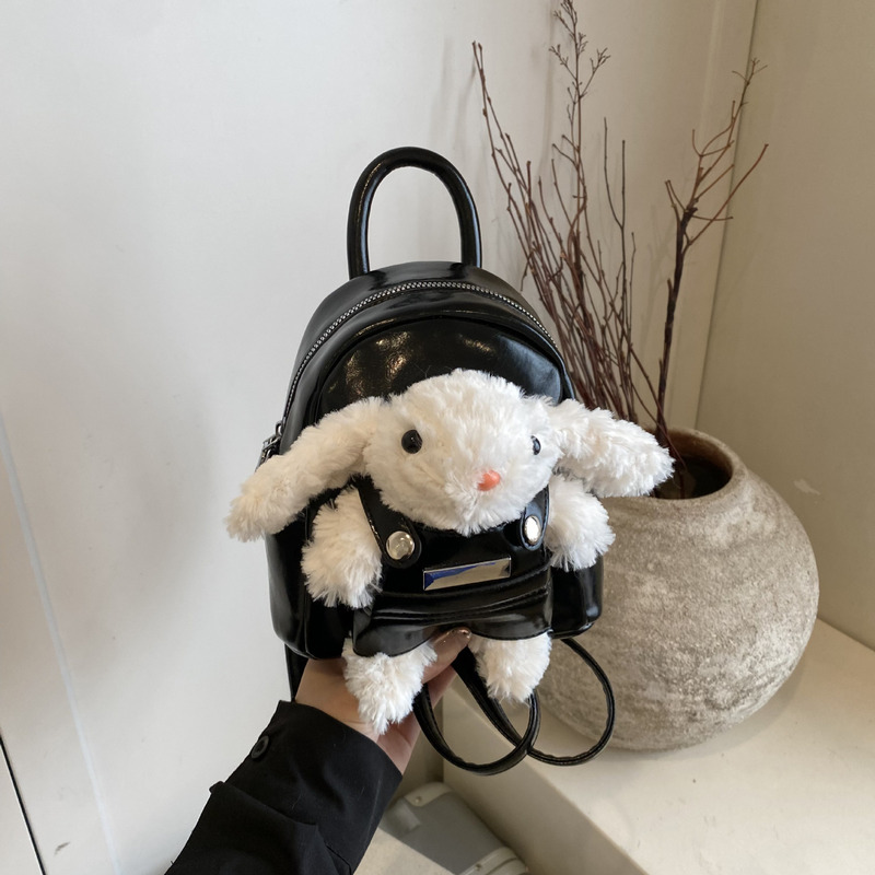 复古双肩包女式新款大容量卡通可爱背包爆款休闲简约洋气外出书包|undefined